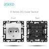 BSEED Plastic Frames Modules HDMI ST TL CAT6 Socket Parts DIY Combination EU FR RU Standard Sockets USB Typle-C Charge E-Series