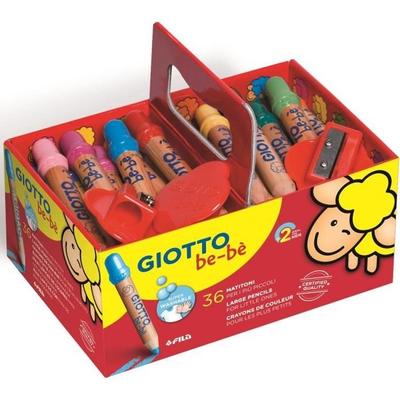 Цветные карандаши - GIOTTO - Maxi Schoolpack - 36 карандашей - 3 точилки - PEFC