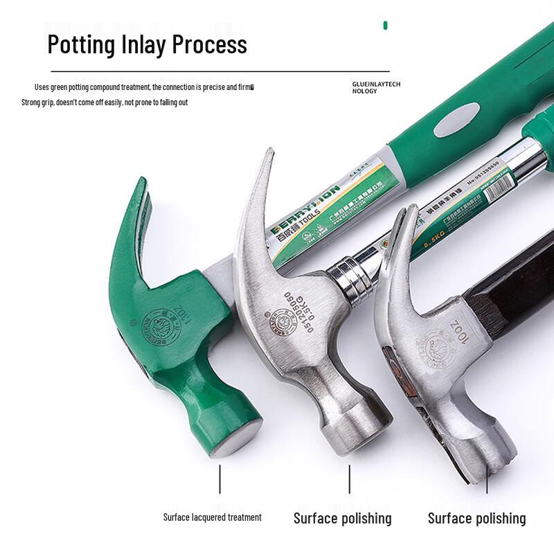 Berry Lion Magnetic Fiber Handle Claw Hammer