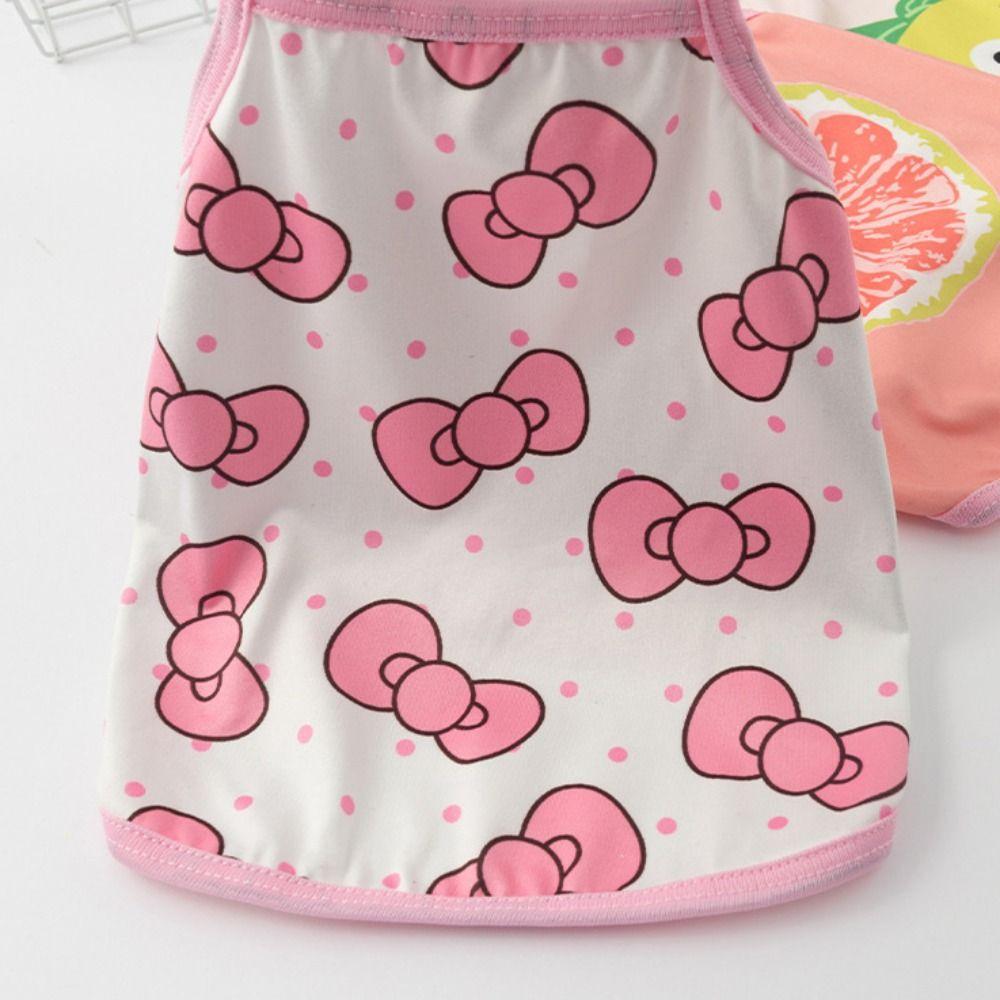 Summer Pet Vest Soft Cat Cooling T-shirt Cute Dog Cooling Vest Pet
