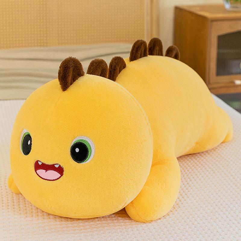 Dinosaur Plush Toy Doll Cute Bed To Sleep With Pinch Legs Long Throw Pillow Doll Rag Doll