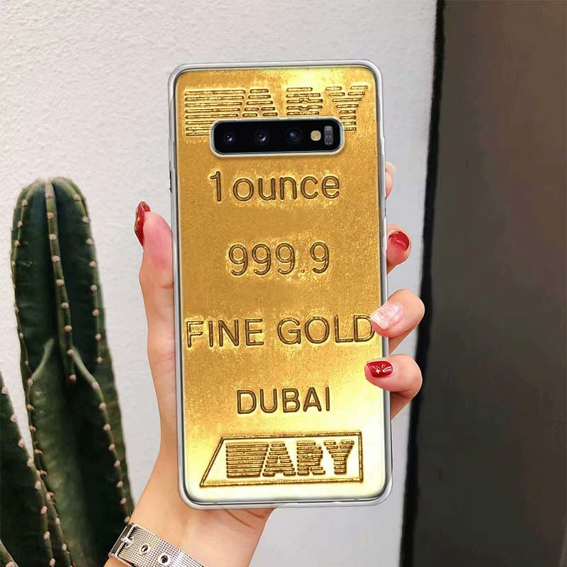 Fine Gold Pattern Printing For Samsung Galaxy Note 20 Ultra 20 10 Pro 9 8 Phone Case S10E S10 Plus S9 S8 + S7 Edge M21 M32 Cove