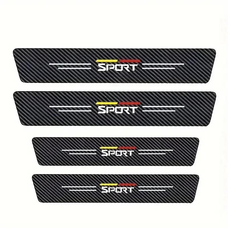 Наклейки на пороги дверей автомобиля для Ford Mondeo Edge Fusion Escape Fiesta Focus Territory Kuga Transit Ranger Explorer