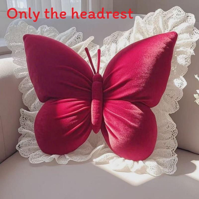Princess Butterfly Living Room Pillow With Cotton Cover For Home And Car Use