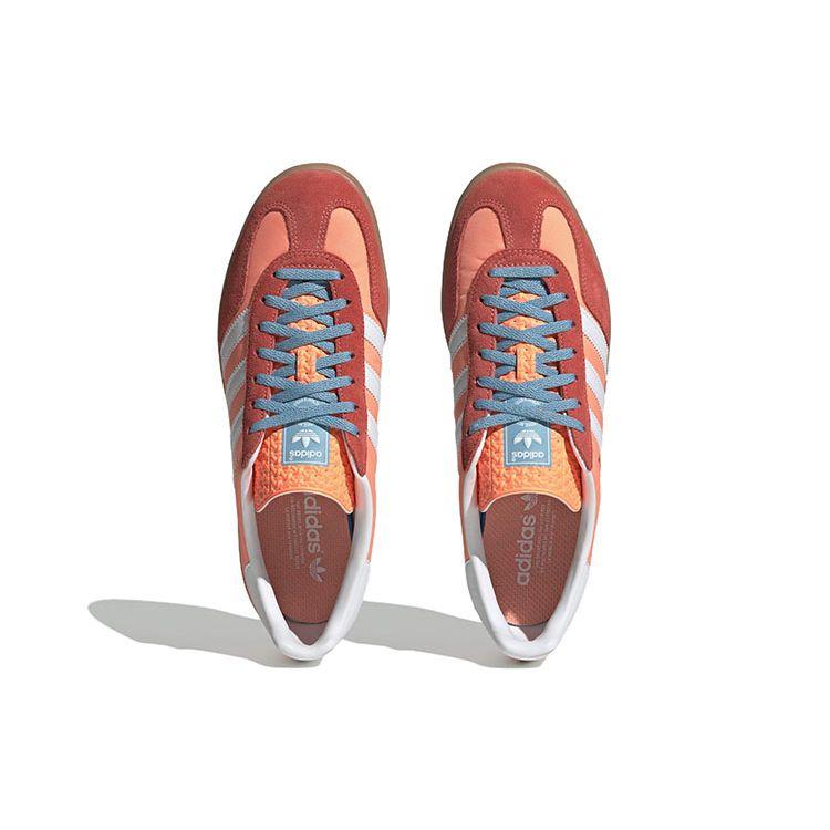 adidas Кроссовки унисекс Gazelle Indoor Beam Orange Gum Cloud-White HQ9016