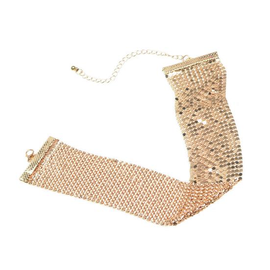 Женское колье, широкий хип-хоп, панк, крутые индивидуальные украшения, сверкающий воротник со стразами