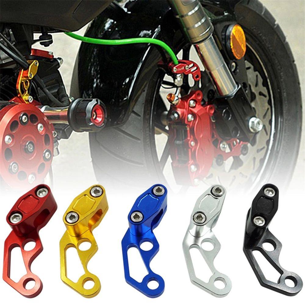 Motorcycle Accessories Motorcycle Brake Clamp Protector Brake Hose Clip Pipe Clamp Brake Line Clamp