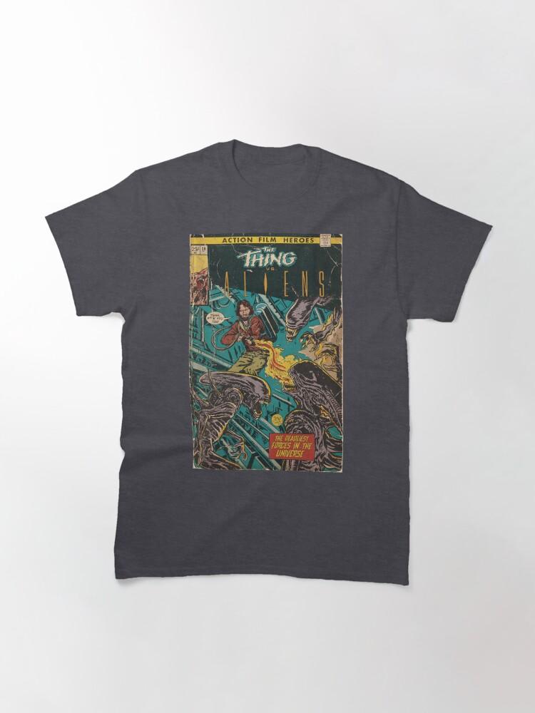 Pulp Thing vs. Aliens fan art comic cover Classic T-Shirt