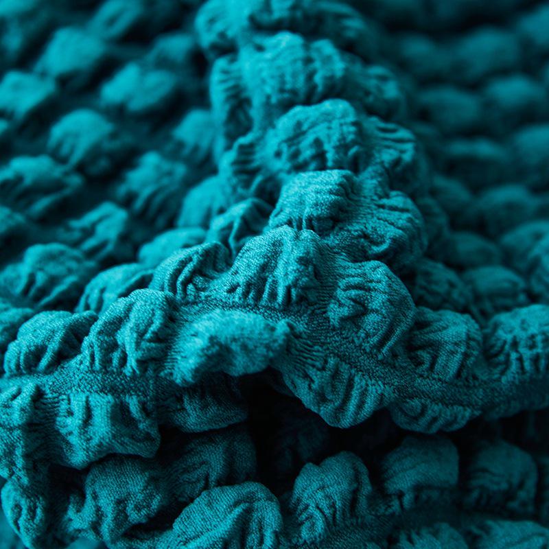 Чехол для дивана-кровати из однотонной ткани Seersucker, без подлокотников