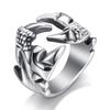 Domineering and Trendy Men's Personalized Dragon Claw Men's Retro Versatile Titanium Steel Ring