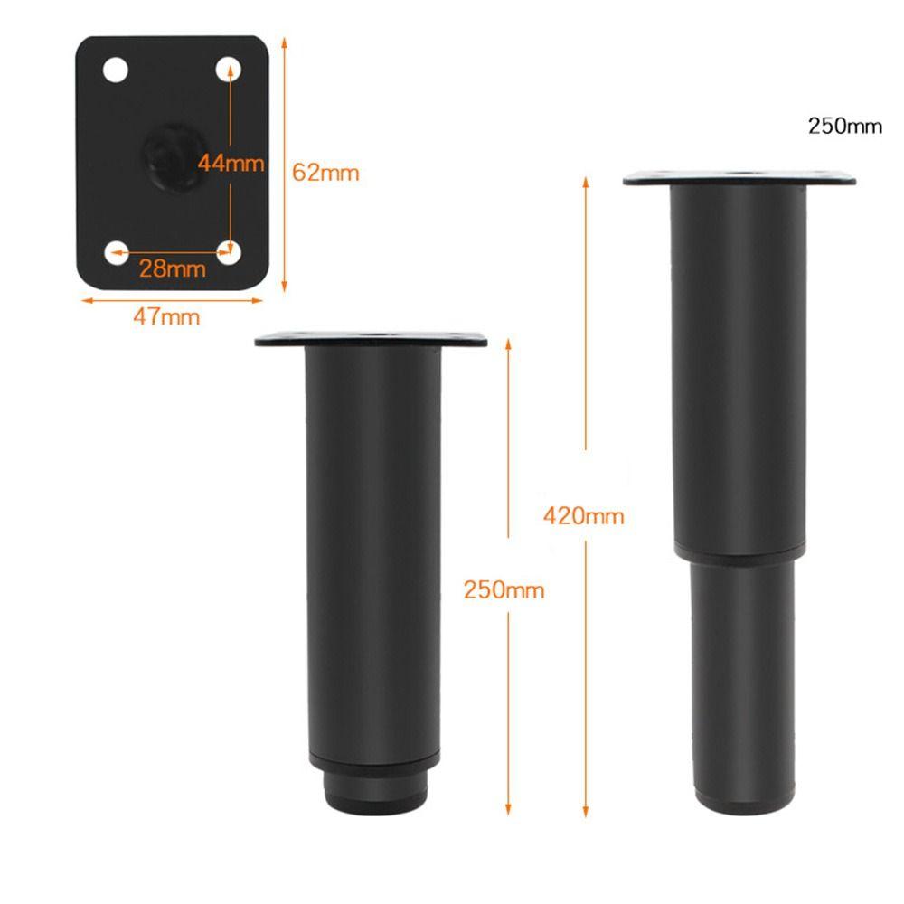 Телескопическая ножка для мебели из нержавеющей стали, ящик для хранения ножек для тумбочки, аксессуары для мебели