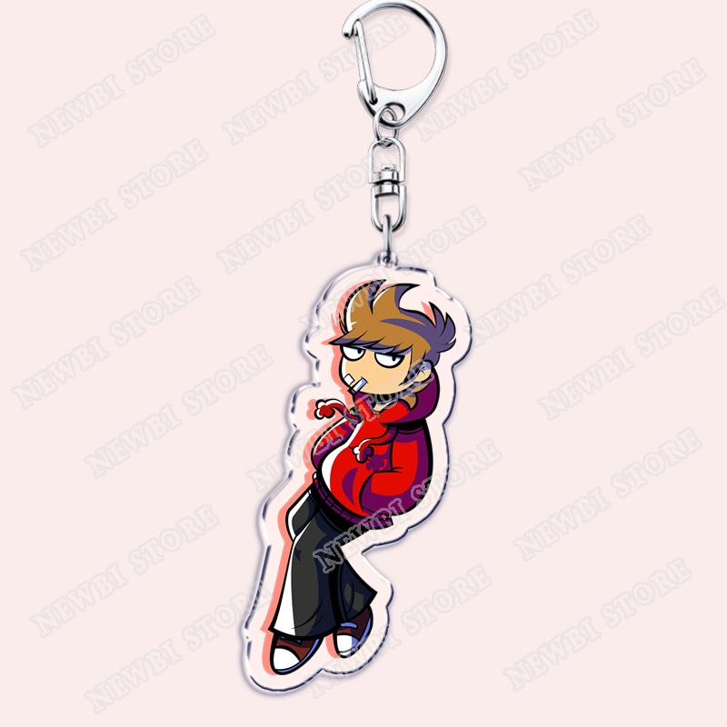 Популярные брелки Eddsworld Торд для аксессуаров Сумки Аниме Комикс Ринго Эддс Мем Брелки Украшения Геймеры Фанаты Друзья Подарки