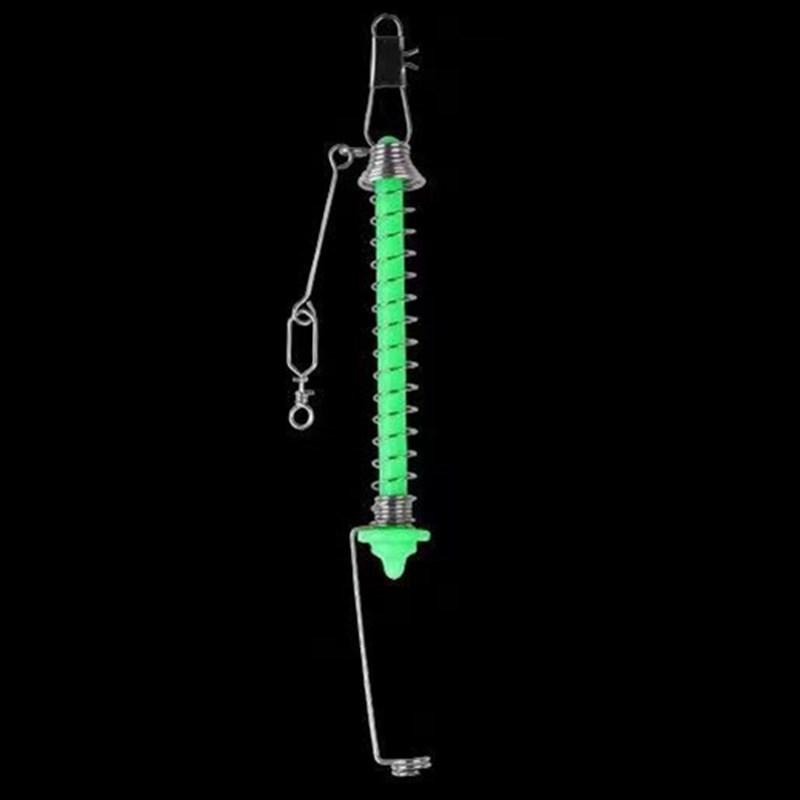 1pc Stainless Steel Spring Fishhook Bait Catch Automatic Fishing Hook Ejection Catapult Full Speed Fishing Accessories