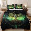 Tree Of Life Mystical Green Light Bedding Set All-Season High-Definition Printed Nordic Style Luxury Birthday Gift
