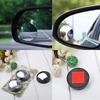 2 шт., автомобильное зеркало, маленькое круглое зеркало, слепые зоны, широкоугольное зеркало заднего вида на 360 градусов, обратный Aux