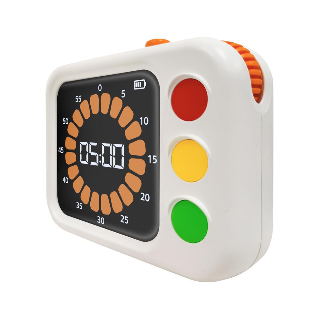 Plastic 60 Minutes Digital Timer For Classroom Learning Task LED Display Visual Timer Students Time Management Tool