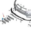 Подсветка номерного знака BMW X5 F15 - Номер детали 51117304086