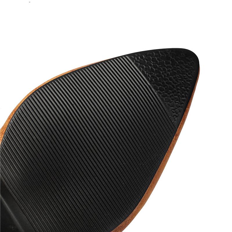 Women's High-heeled Short Boots, Sexy European and American Style, Pointed Thin Heel Large Size Single Boots