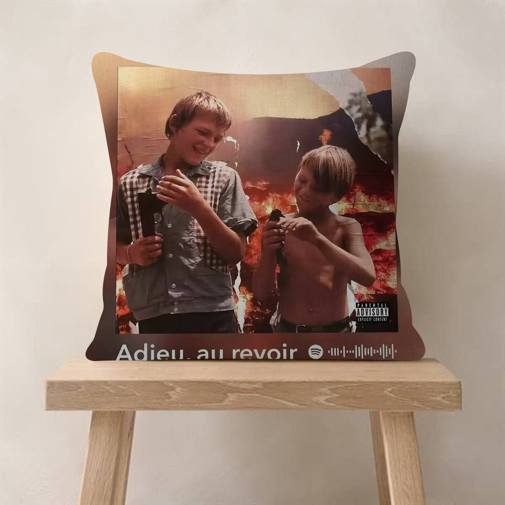 French Rap Pop Music Album Cushion Cover Decorative Pillow Sofa Home Decor Case Pillow Cases