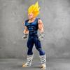 37 см Dragon Ball Маджин Веджета Масштабная статуя Супер Сайян Аниме Фигурка Действия Настольный Декор Коллекционная Игрушка GK 1/4 Круглая Сенсорная Сжимающаяся Прыгучая
