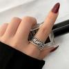 Letter Punk Style Retro Ring Open Ring Party Concert Fashion Jewelry Gift