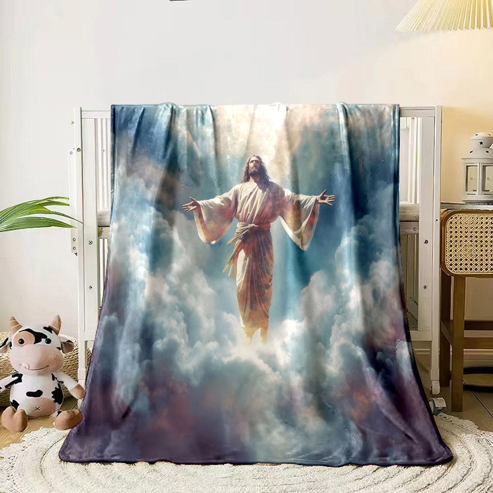 "Heavenly Ascension Art Blanket" print blanket soft and cozy perfect for the living room bed sofa or a nap,gift