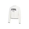 Letter Brand Logo Print American Vintage Sports Casual Pullover Sweatshirt Women Sweatshirt White 623597-65