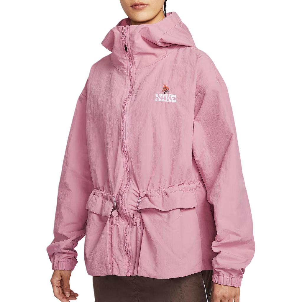 Nike Куртки Женские Розовые С капюшоном Умеренные Другое IF0609-668