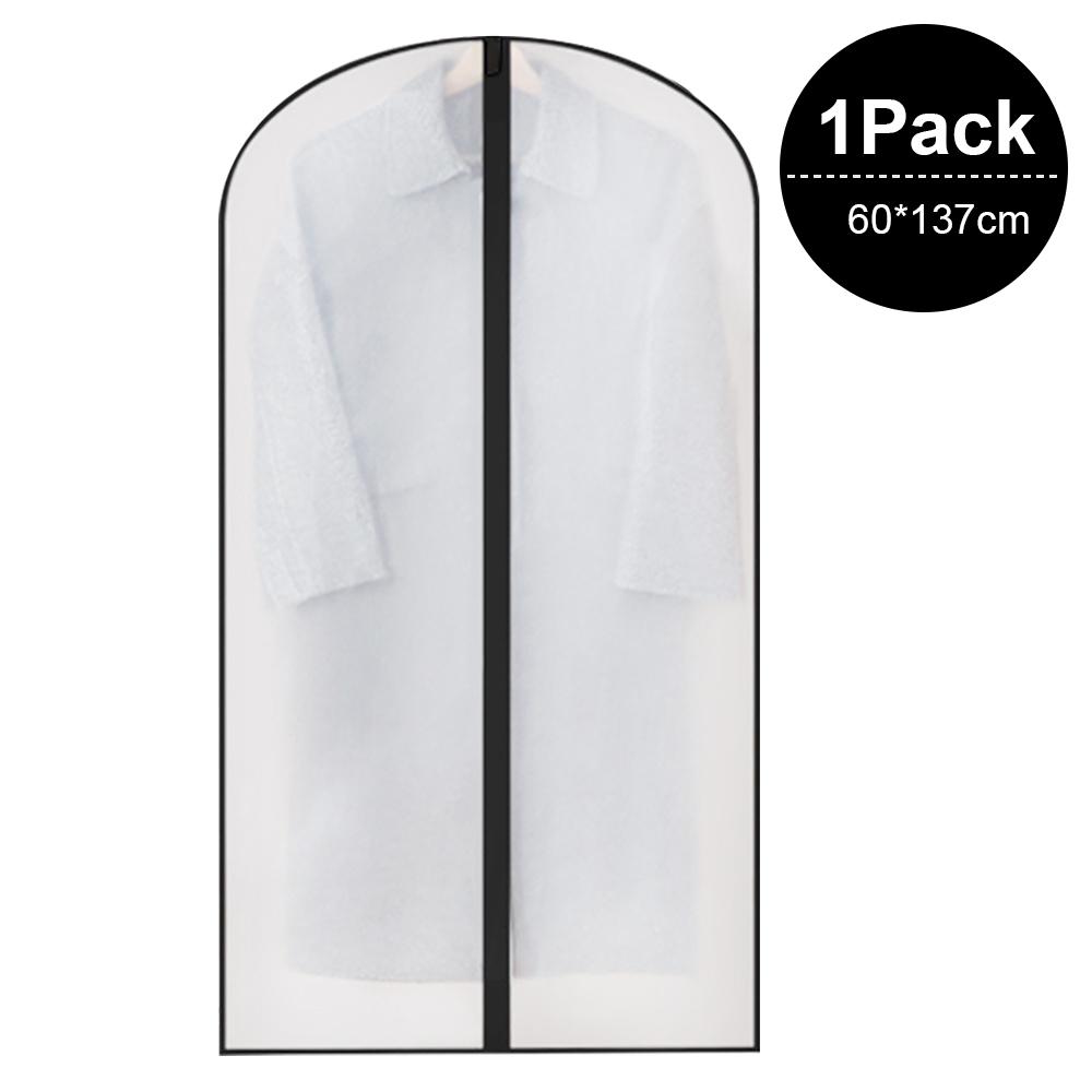 3D молния пылезащитный чехол для одежды хранение одежды гардероб костюм сумки шкаф вешалки чехол для одежды пылезащитный мешок подвесной органайзер 1 шт