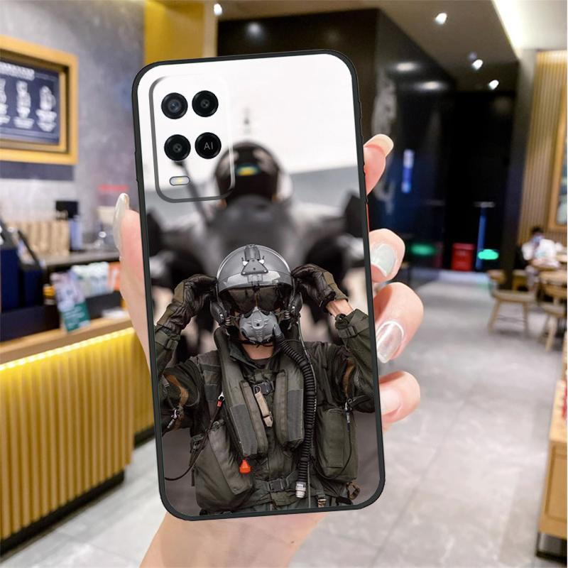 Военный Самолет Военный Корабль Истребитель Чехол Для Oppo A5 Pro A15 A17 A57 A77 A60 A80 A40 A18 A38 A58 A78 A98 A96 A76 A16 A94 A74 A54
