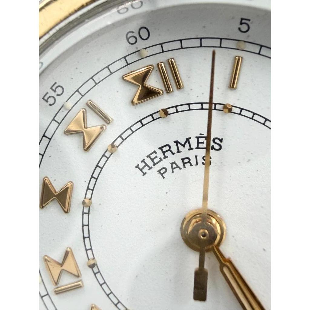 Использованные комбинированные часы HERMES Carrick CA1.220 в рабочем состоянии