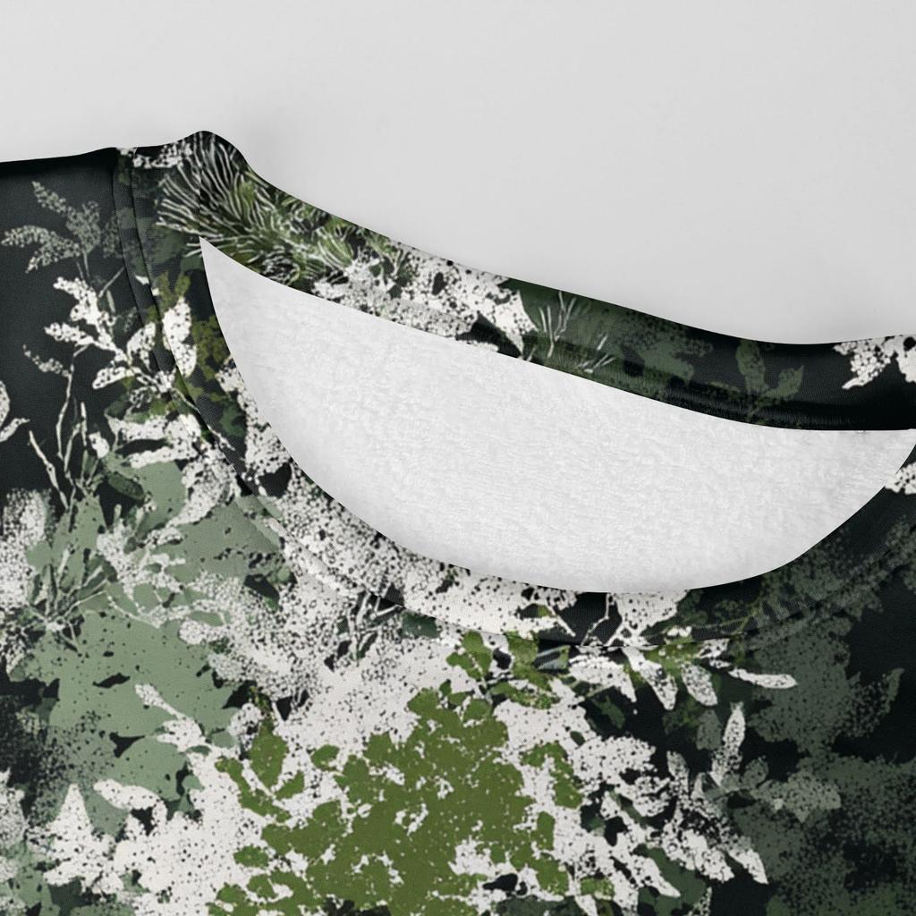 Мужская толстая теплая толстовка с флисовой подкладкой и круглым вырезом