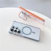 Новая модель подходит для Samsung S26 Ultra Двухцветный, Прозрачный Магнитный Противоударный Чехол для Мобильного Телефона S24/25 Защитный Чехол.