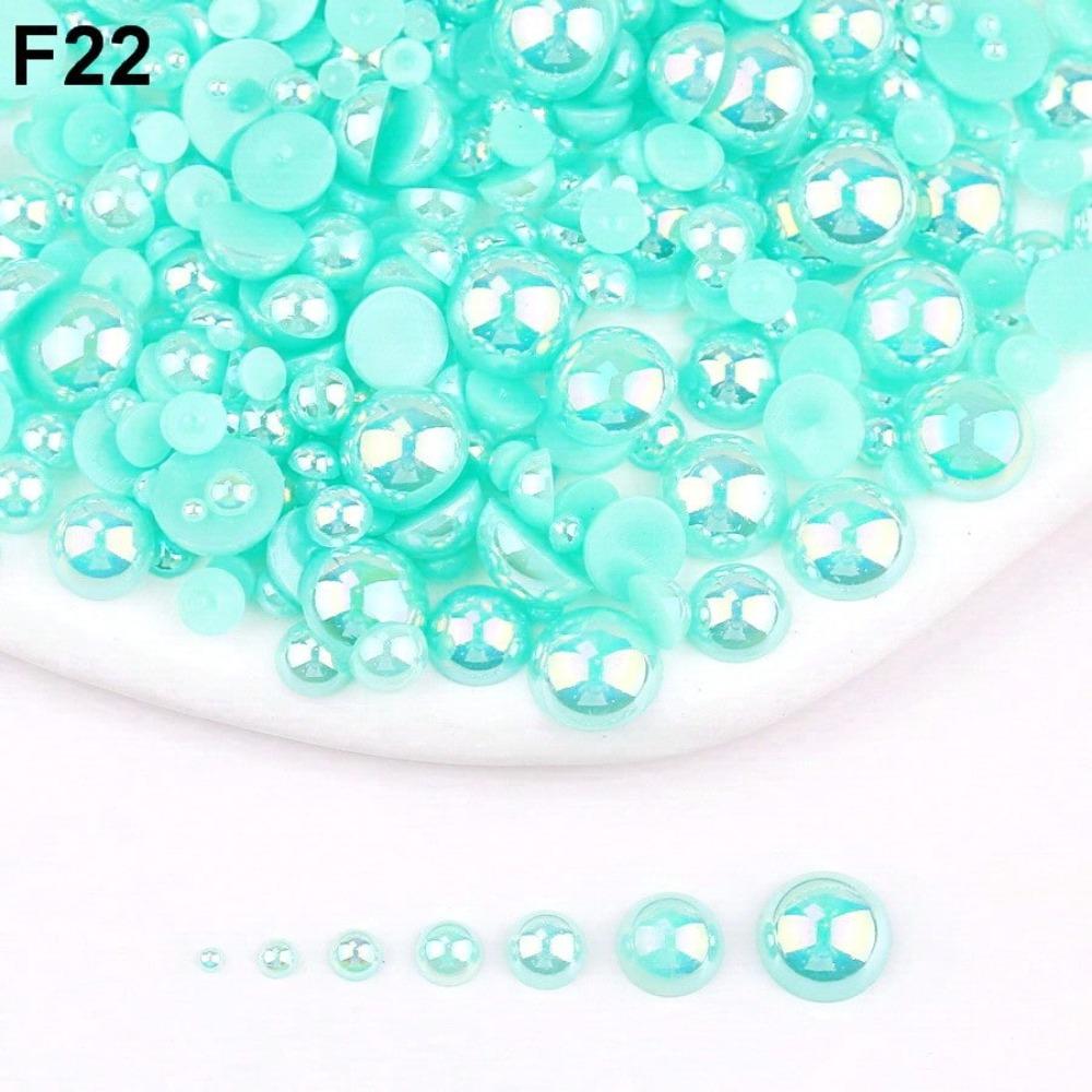 1000 шт. Смесь 2-8 мм, Красивые AB, Не-AB, Радужные цвета Жемчужины полукруглой формы с плоской задней частью, Разноцветные Кристальные драгоценные камни Не термофиксация Стразы для ювелирных изделий DMC