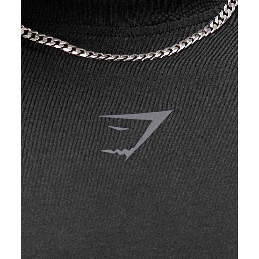 Gymshark Футболка с длинным рукавом Power Black A2c9o Bb2j