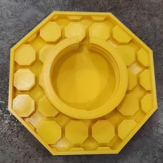 Пчелиная поилка Садовая кормушка для пчел для банки Мейсона 3D-печатная станция для поения пчел Инструменты для пчеловодства для улья Аксессуар для пасеки