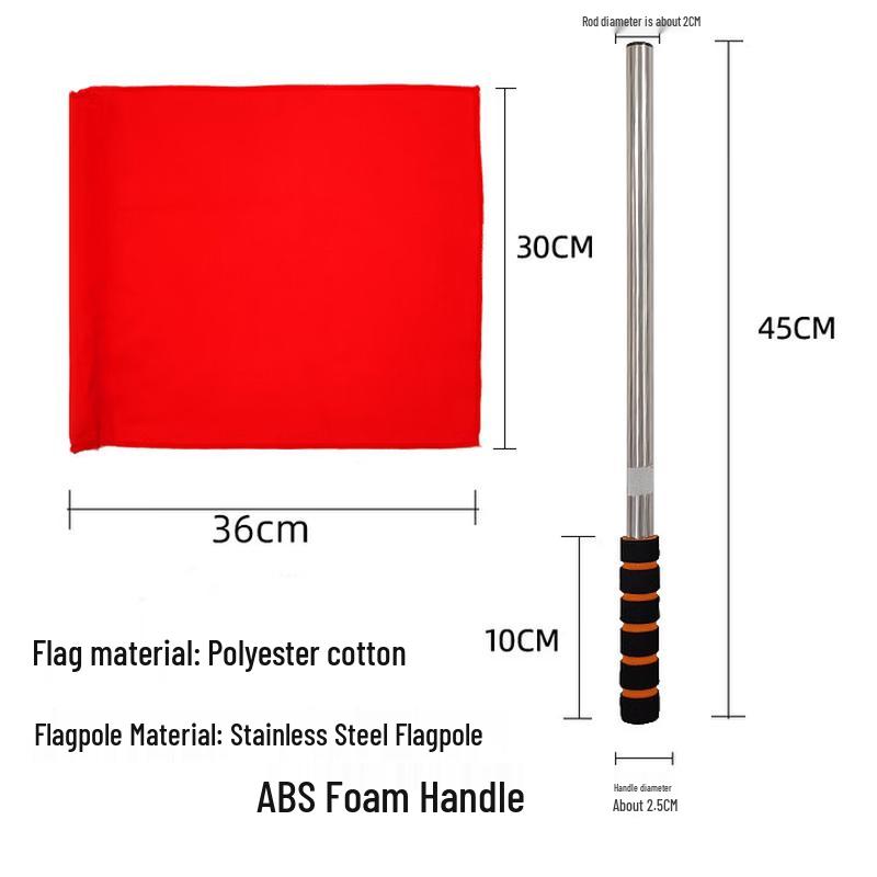 JUTEWEI PVC Referee Signal Flag