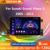 9-дюймовый 2-Din автомобильный радиоприемник для Suzuki Grand Vitara Escudo 2005-2015 Мультимедиа Android с рамкой Carplay Автомагнитола Стерео