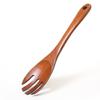 Tokunari Salad Server Fork (Wooden Lacquer26cm) For Elegant Presentation TAN-101