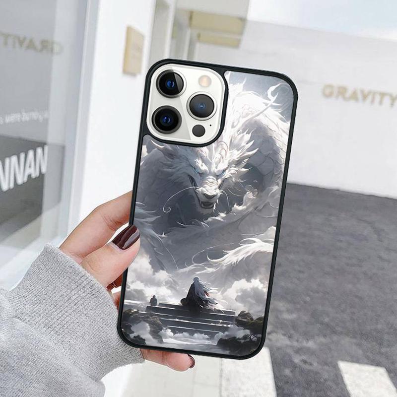 Изысканный Чехол для Телефона с Летающим Китайским Драконом Для iPhone 17 Air 15 16 Чехол 11 13 14 Pro Max 12 Plus Max Fundas