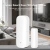 Tuya/Zigbee Smart WiFi Магнитный датчик открытия/закрытия двери Уведомление об управлении приложением Smart Life Совместимость с Alexa Google