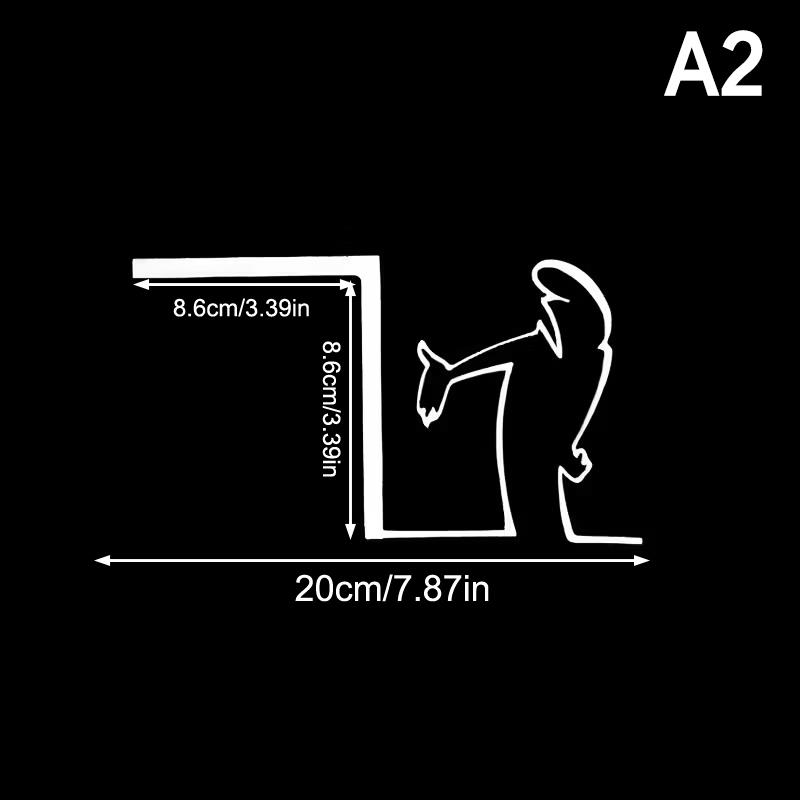Minimalist La Linea Switch Sticker Cartoon Character Power Switch Decal Line Drawing Design Wall Decor For Home, Office, Cafe
