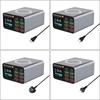 80 Вт 8-портовое зарядное устройство Цифровой дисплей Настольное USB Type C С беспроводной зарядкой Быстрая зарядка Для ноутбука Планшета Телефона
