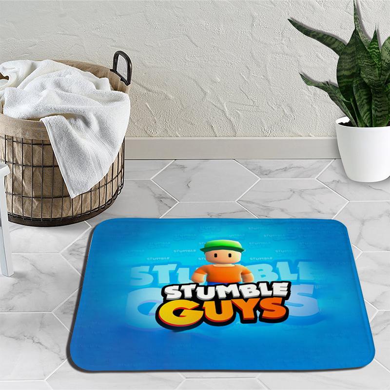 Ковер с героями мультфильмов Stumble Guys, ковер для игр, украшение для спальни, коврик для йоги, аниме, уличный ковер, нескользящий ковер, подарок на день рождения