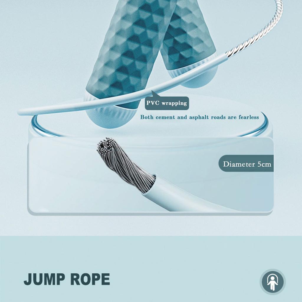 Интеллектуальный электронный счетный канат Многофункциональный беспроводной мяч двойного назначения для снижения веса Фитнес стальной канат