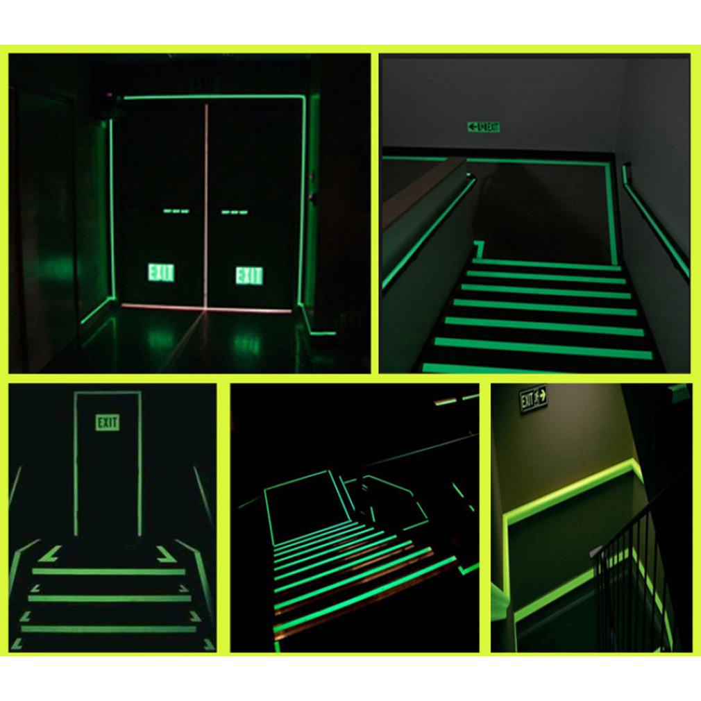 Светящаяся лента 1,5 см*3 м самоклеящаяся лента ночное видение светится в темноте предупреждение безопасности сцена украшение дома ленты