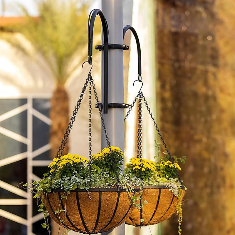 1PC 58cm hot-selling black hanging chain chain, 23-inch hanging pot chain, hanging pot, hanging pot, flower pot hanging chain