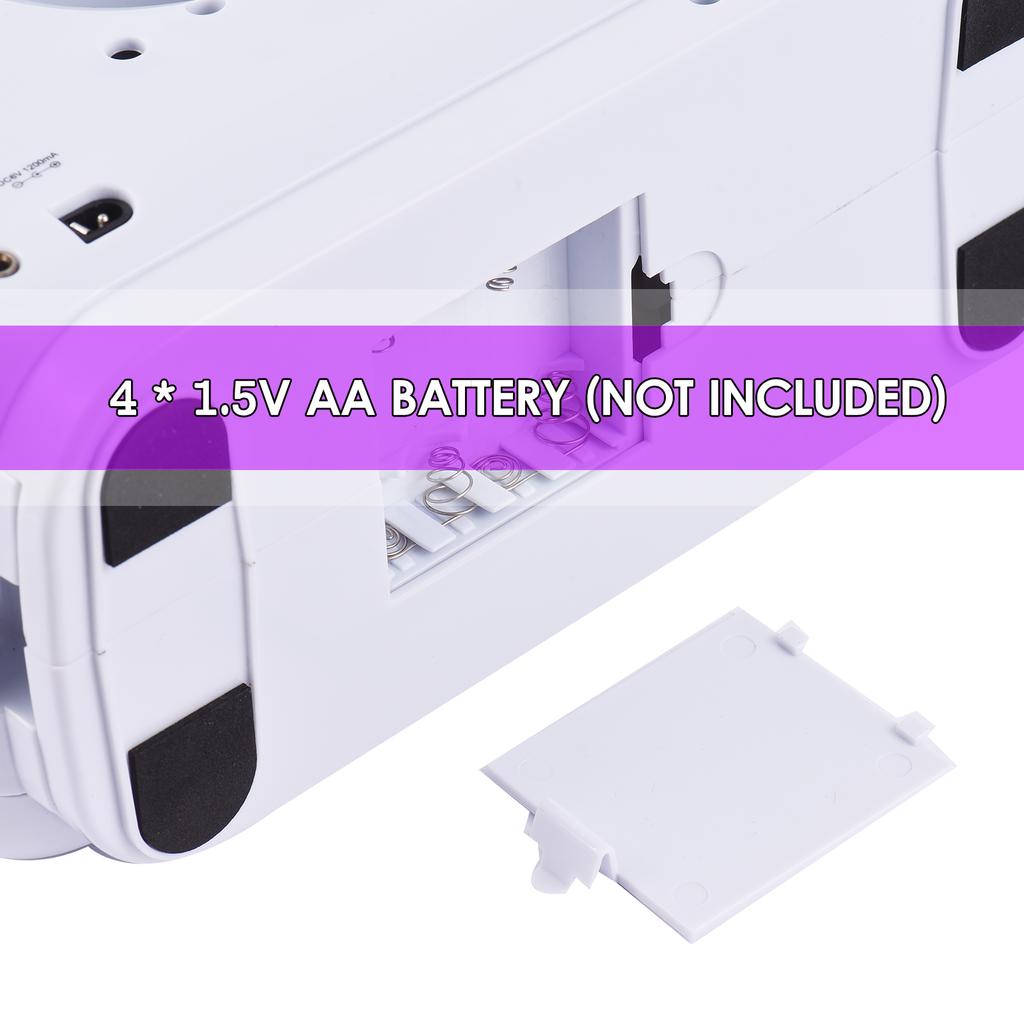 Высококачественная многофункциональная бытовая швейная машина, регулируемая 2-скоростная педаль со светодиодной подсветкой, 12 стежков