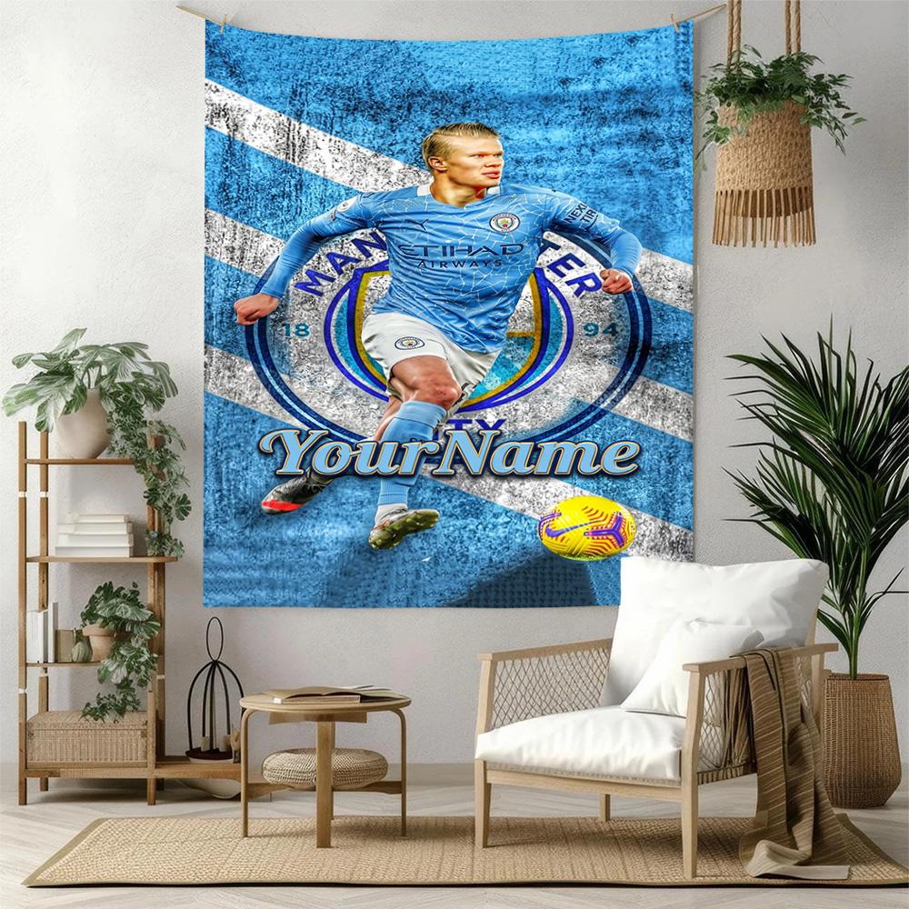 Haaland Custom Your Name Wall Decor Tapestry Art For Pet Memorial Birthdaywedding Party Backdrop Family Gift