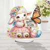 Easter Sheep Diamond Painting Tabletop Ornaments Kit Acrylic Special Shape Diamond Painting Desktop Decors Bedroom Table Decor